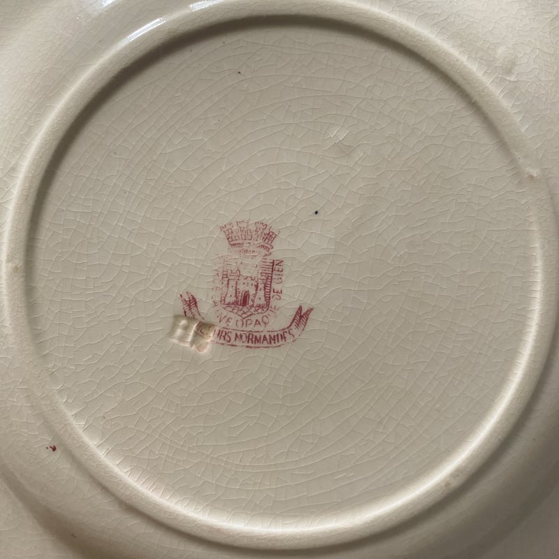 ジアン Fleurs Normandes 平皿 アンティーク 140007 | jinen_a