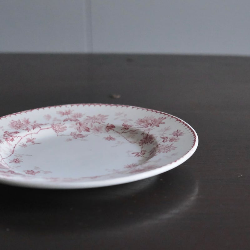Creil & Montereau ミニャルディーズ 平皿 デザート皿 φ20.5cm クレイ