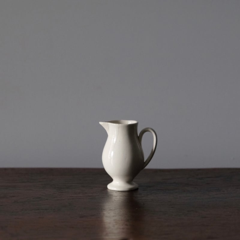 ファイアンス フランスアンティーク 一輪挿し ファイアンスフィーヌ ディネット ピシェ h8cm フランス アンティーク