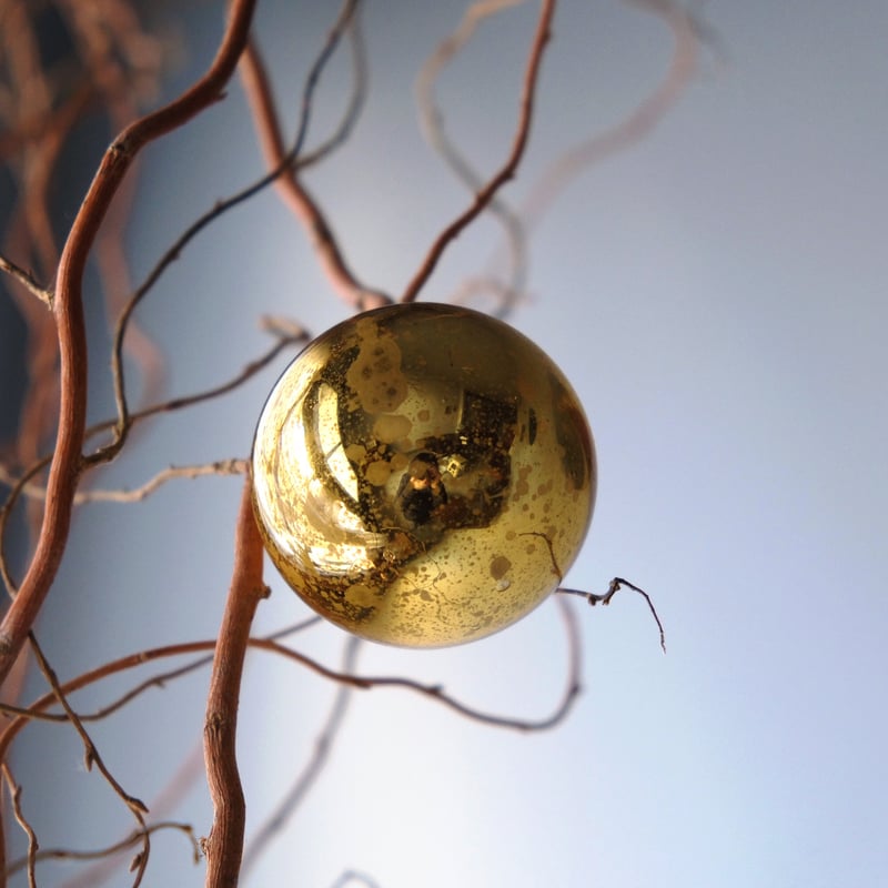 クリスマスボール オーナメント マーキュリーグラス ガラス玉 5.5cm