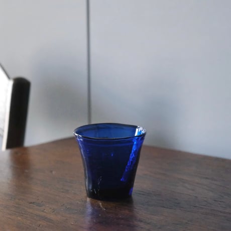 フランス    ブルー キャンドルグラス フランス ブルー キャンドルグラス キャンドルスタンド | STORES