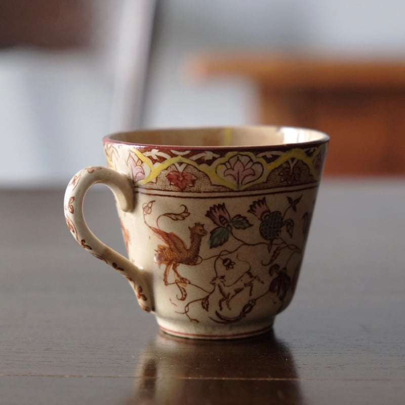 希少　美品　ジョワジールロワ　ショコラカップ　マロン　フランスアンティーク 希少 美品 ジョワジールロワ ショコラカップ マロン フランス