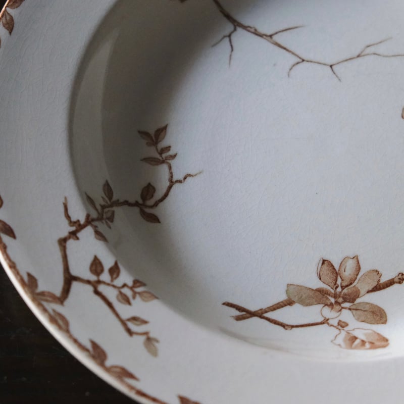 HB&Cie ショワジールロワ Oxford オックスフォード 深皿 リム皿 手彩色