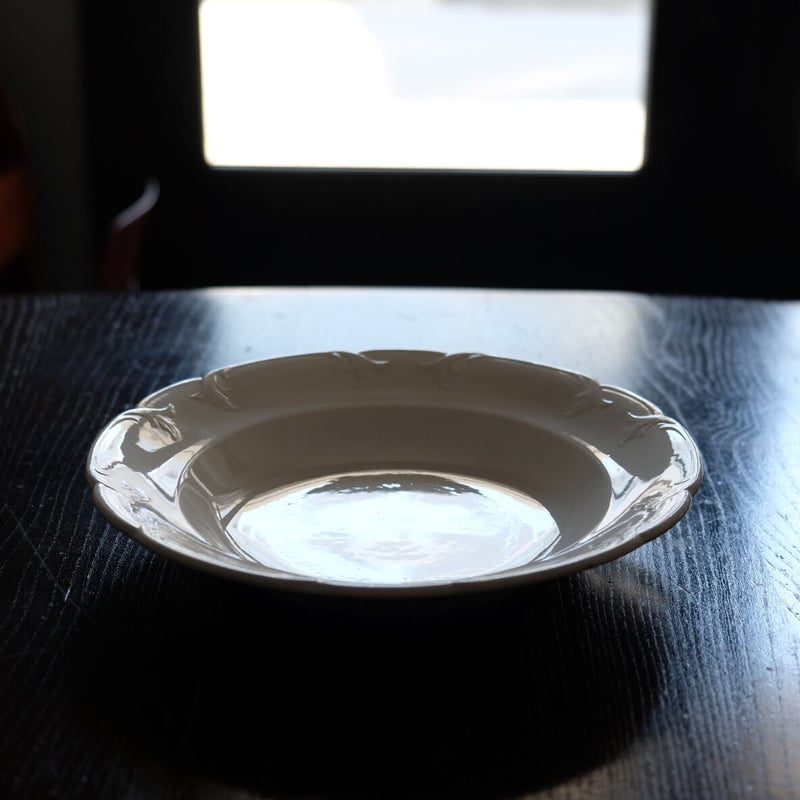 1800年代後期 サルグミンヌ 深皿 レリーフ 皿 アンティーク a