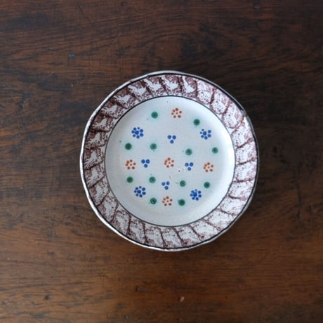 19世紀 フォルジュ・レゾー  キュノワール デザートサイズ 平皿 アンティーク 050355