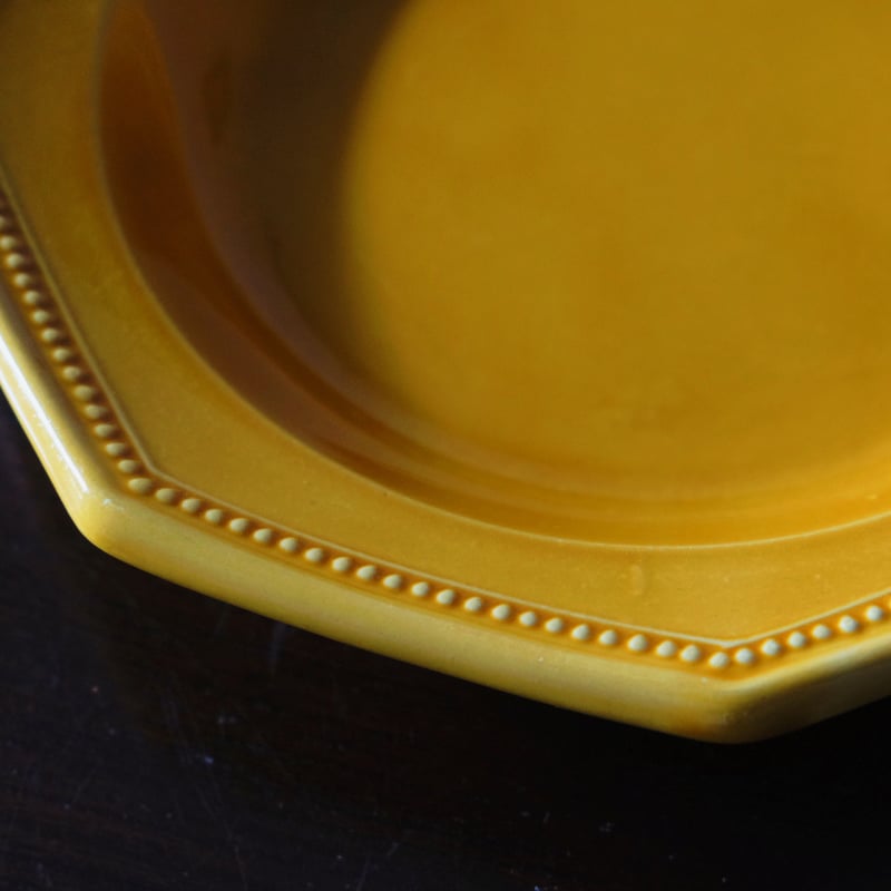 フランス アンティーク ピション オクトゴナル 陶器 皿 フランス アンティーク ピション オクトゴナル 陶器 皿