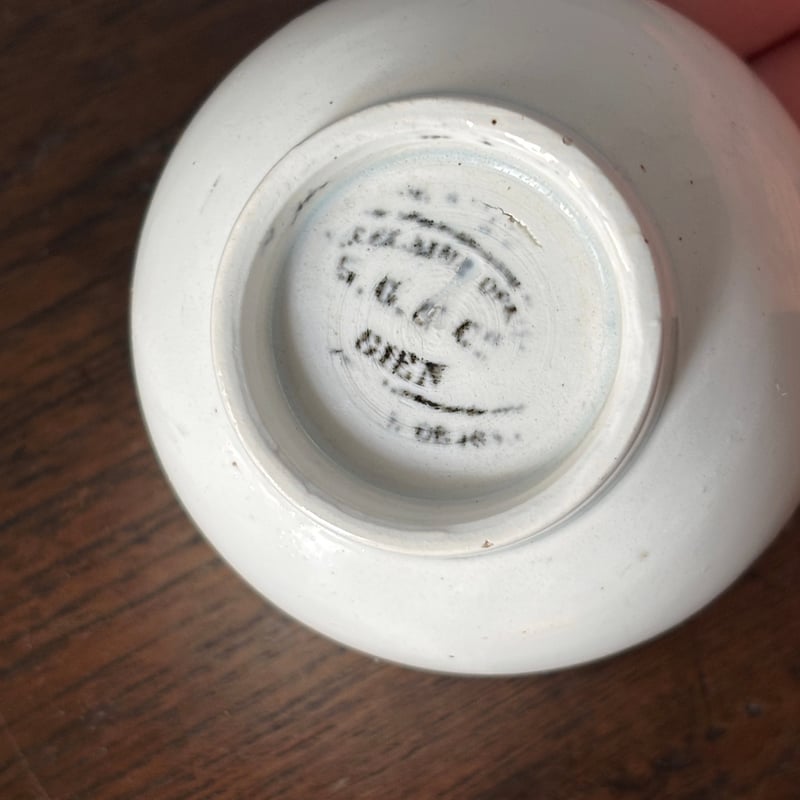 Gien ジアン プチ ボウル 白陶器 フランス アンティーク 0502350