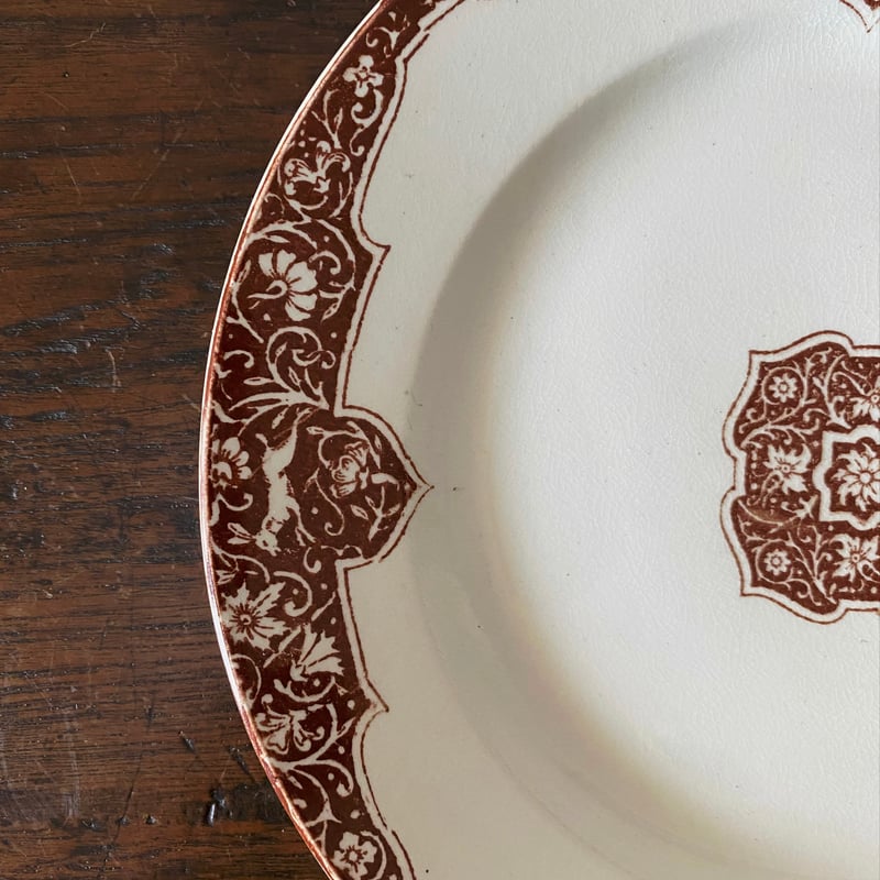 J.Vieillard&Cie Bordeaux ボルドー うさぎ 平皿 デザート皿 フランス