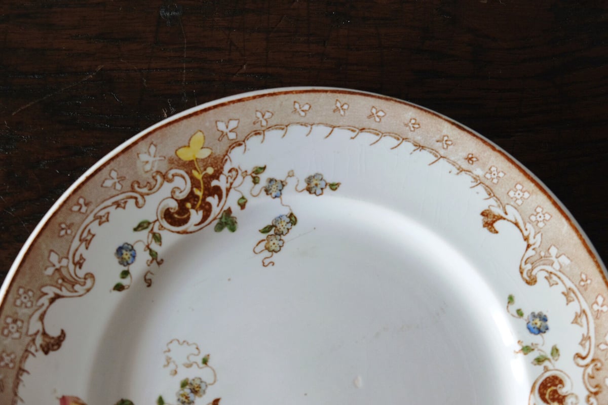 クレイユモントロー　アンリ２世　アンティーク　大皿① クレイユモントロー アンリ2世 アンティーク 大皿② 【公式通販】