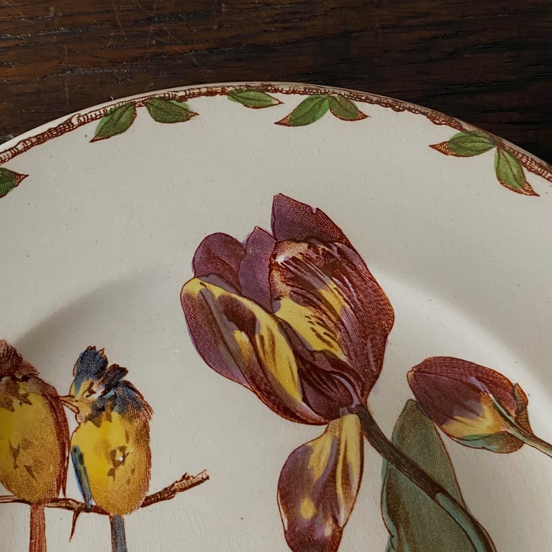 HB&Cie ショワジールロワ Oxford オックスフォード 平皿 手彩色 φ20