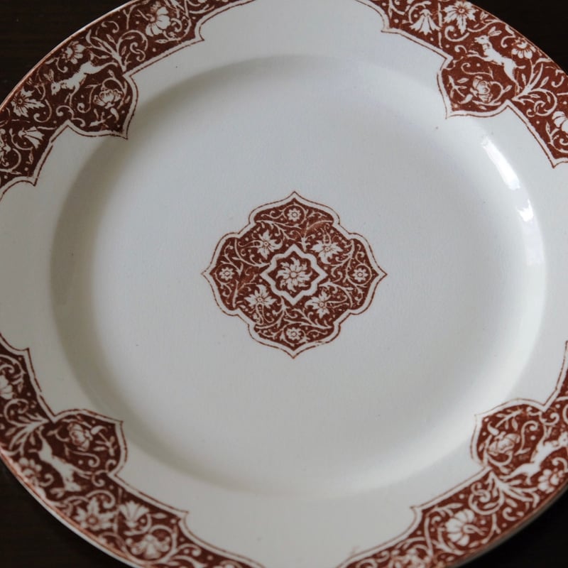J.Vieillard&Cie Bordeaux ボルドー うさぎ 平皿 デザート皿 フランス