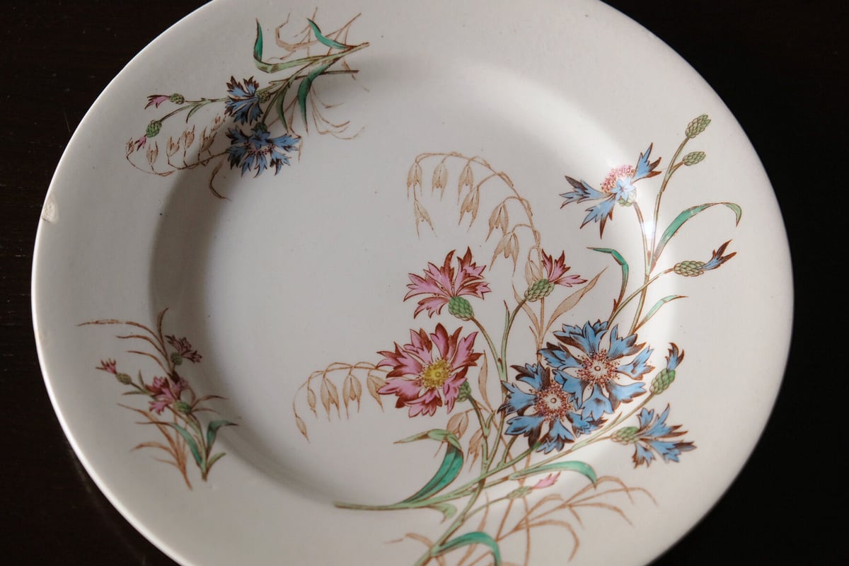 フランスアンティークK&GLuneville リュネヴィル スーププレート② フランスアンティークK&GLuneville リュネヴィル スーププレート