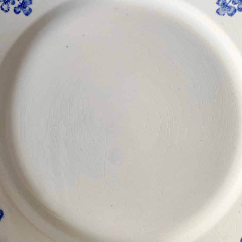 U&C SARREGUEMINES サルグミンヌ VICHY クローバー 平皿 リム皿 デザー