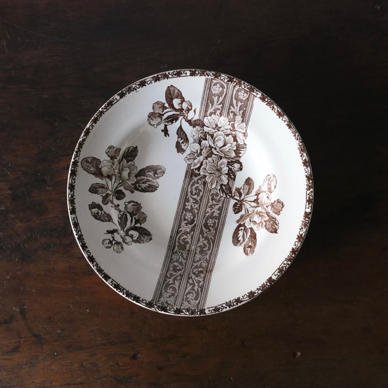 エミールブルジョワ　深皿　N-930/フランスアンティーク/ブロカント エミールブルジョワ 深皿 N-930/フランスアンティーク/ブロカント