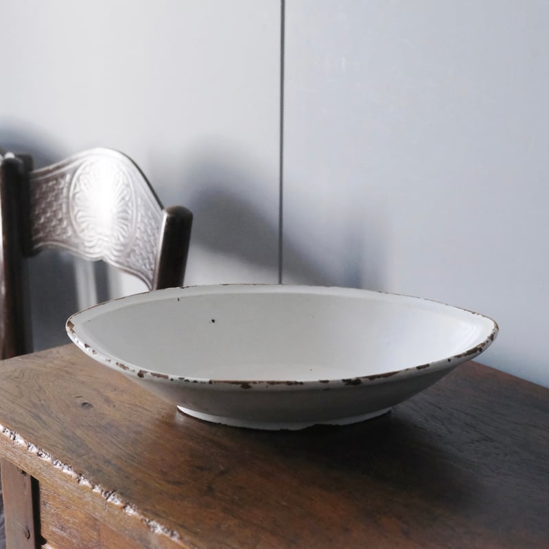 希少美品◇南仏ヌヴェール窯絵付けマグムスティエキュノワールカフェ