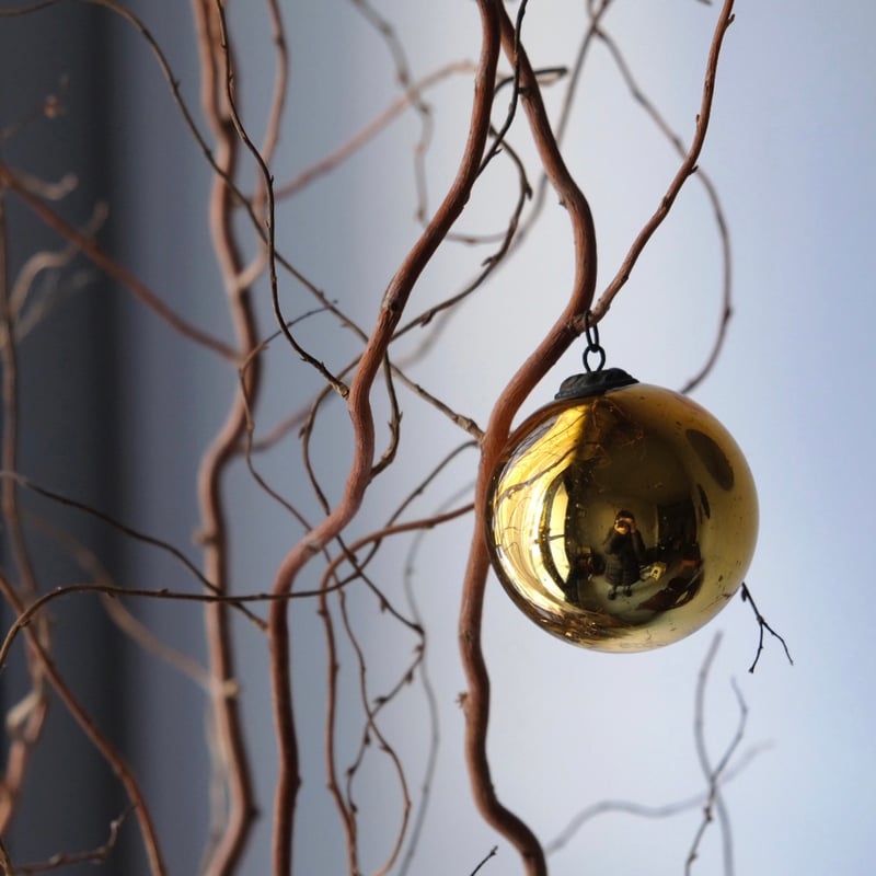 クリスマスボール オーナメント マーキュリーグラス ガラス玉 5.6cm