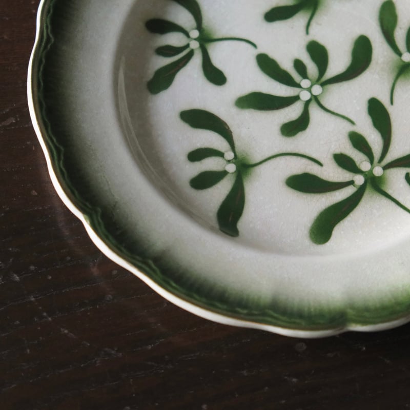 Badonviller バドンヴィレー ヤドリギ 宿り木 小皿 平皿 φ16.6cm