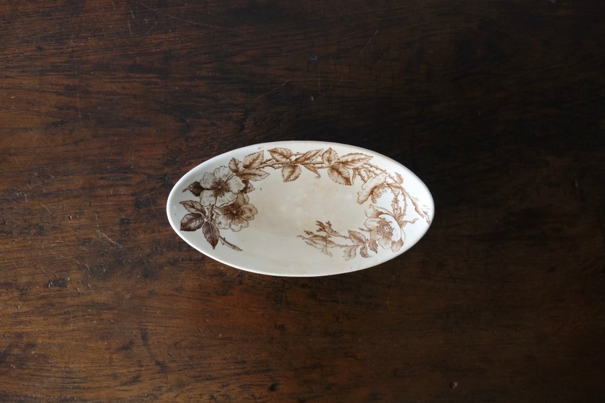 クレイユモントロー アンリ2世 アンティーク 大皿② 【公式通販】