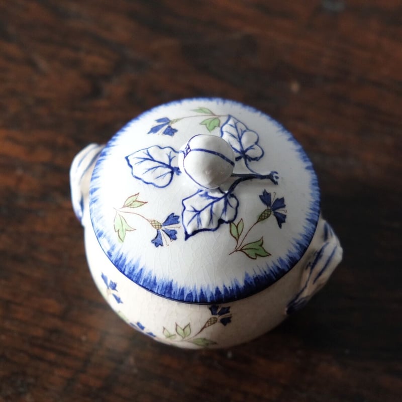 クレイユモントロー Creil&Montereau 矢車菊 クリームポット