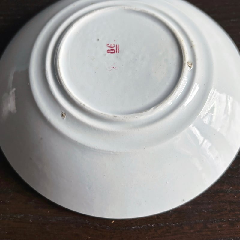 イギリス陶器 ファイアンスフィーヌ カップ & ソーサー