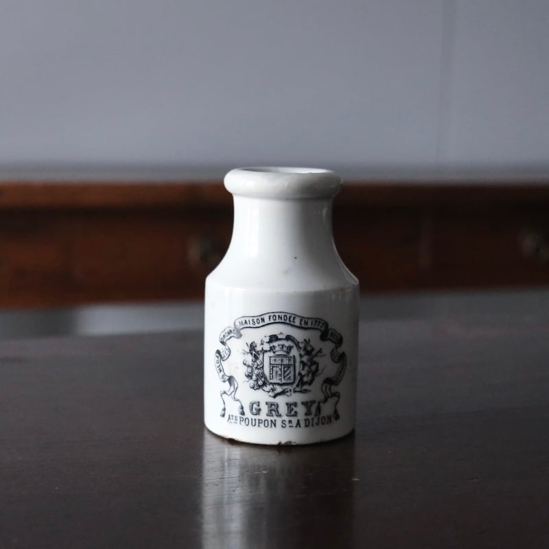 フランス　アンティーク　creil montereau カップ　湯呑み　ポット フランス アンティーク creil montereau カップ 湯呑み ポット no.1