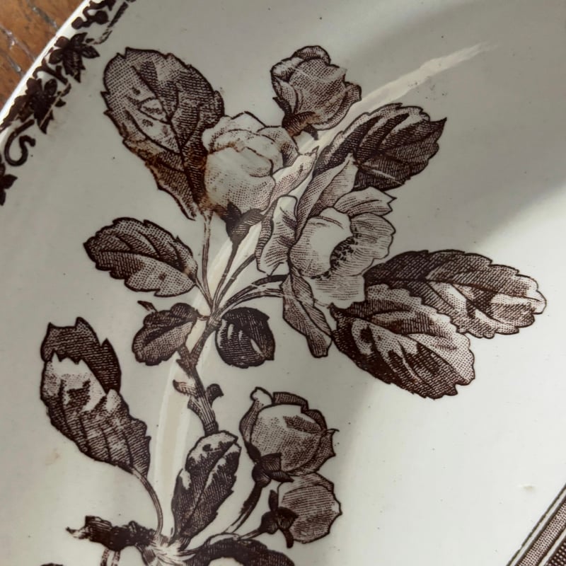 Emile Bourgeois エミール ブルジョワ 深皿 絵皿 プレート φ23.5cm フ