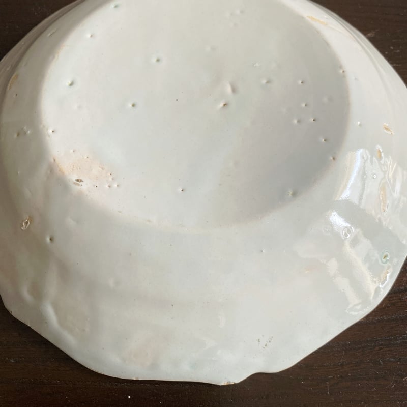 ヌヴェール Nevers リム皿 φ22.8cm アンティーク 0501106 | jinen