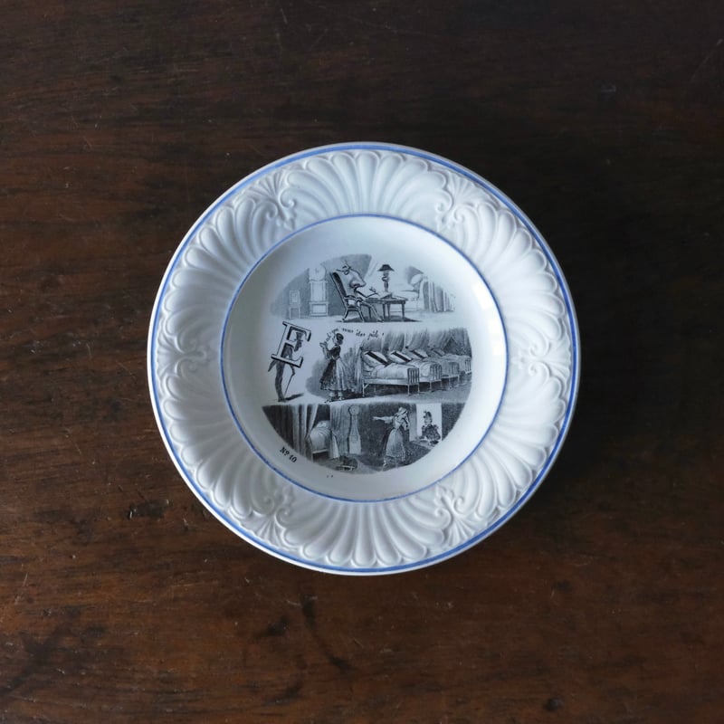 Creil & Montereau クレイユモントロー クレイユエモントロー 平皿