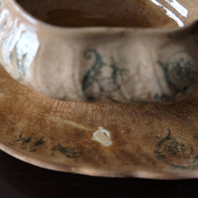 ジアン Gien ソーシエール ランソー Rinceaux アンティーク