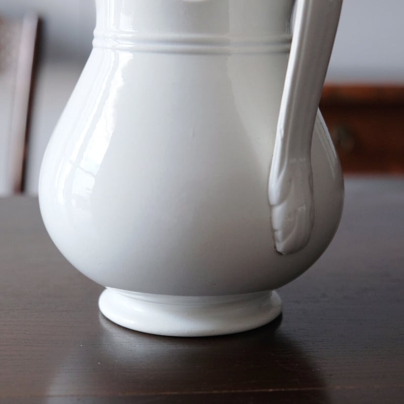Sarreguemines 白 ピシェ アンティーク 0501225 | jinen_antique Sarreguemines 白 ピシェ アンティーク 0501225 | jinen_antique