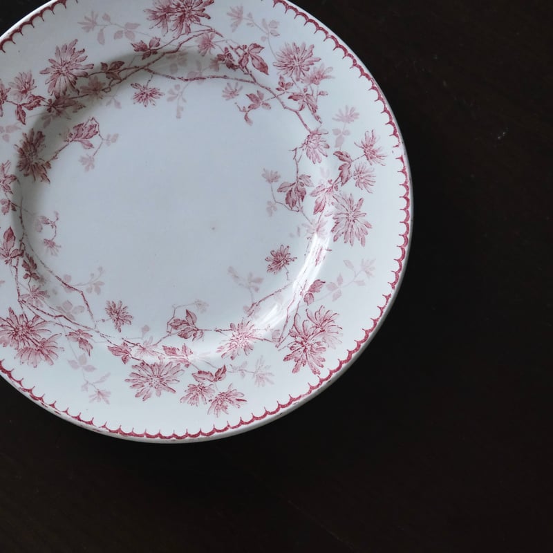 Creil & Montereau ミニャルディーズ 平皿 デザート皿 φ20.5cm クレイ
