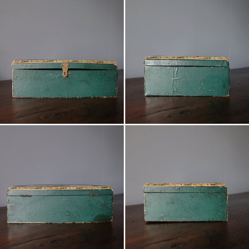 フランスアンティーク　バラのブーケ 木箱 糸箱 小物入れ 箱 薔薇 ブーケ フランス アンティーク