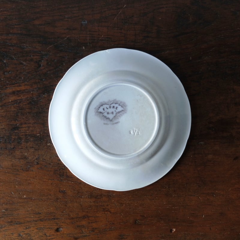 サルグミンヌ フローラ 平皿 リム皿 φ20.4cm フランス