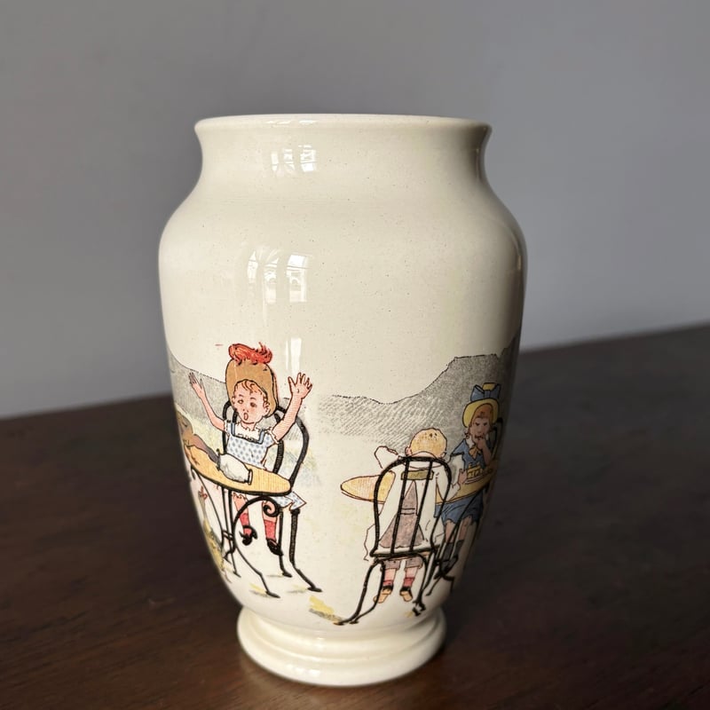 Sarreguemines サルグミンヌ ポット h13.6cm フラワーベース 花瓶 花器