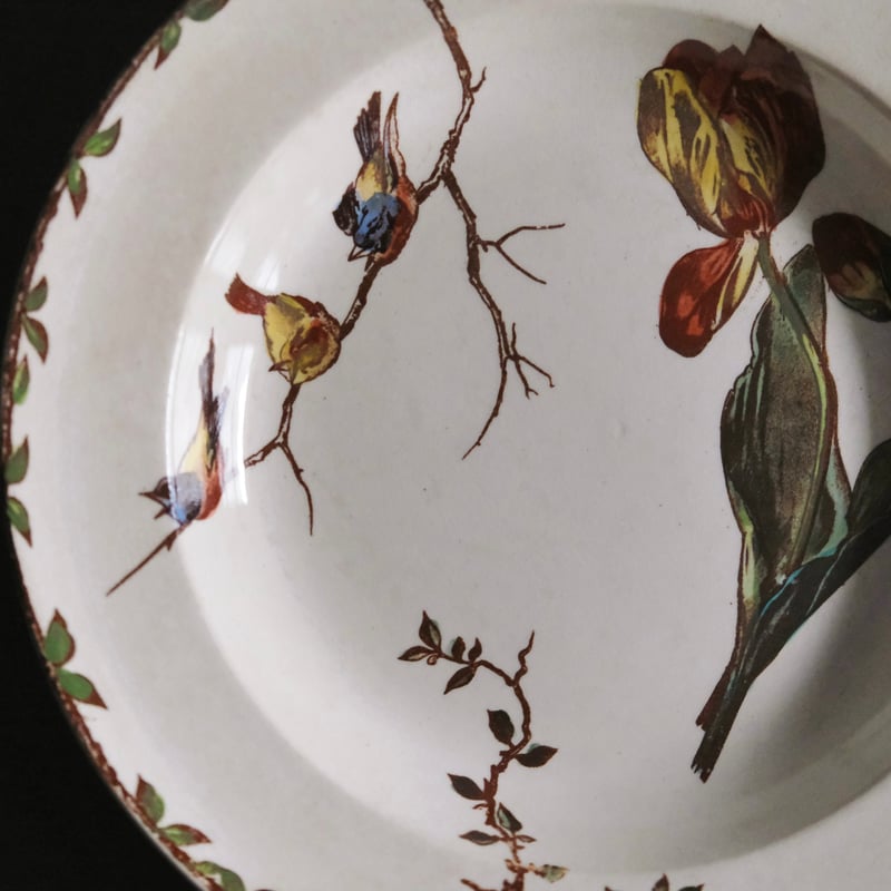 HB&Cie ショワジールロワ Oxford オックスフォード 深皿 手彩色 φ24