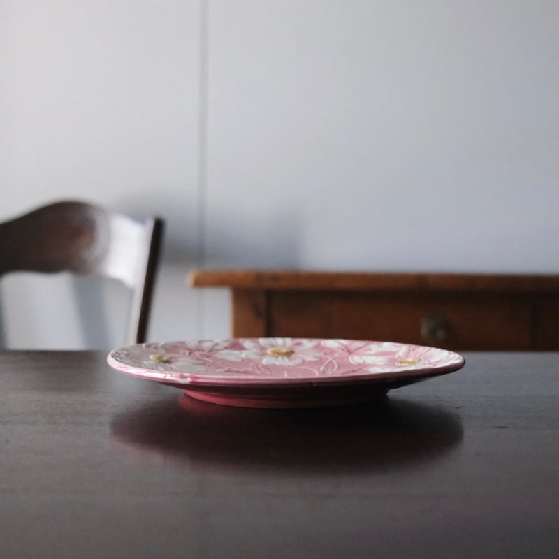 Sarreguemines バルボティーヌ皿 平皿 マーガレットφ19.8cm フランス