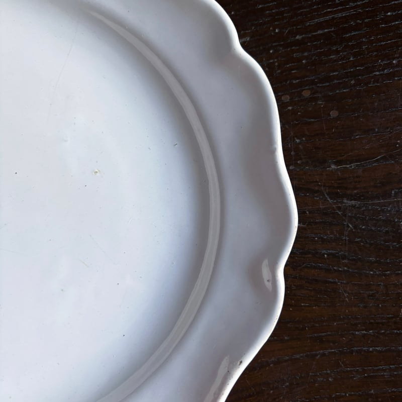 フランスアンティーク 　ムスティエ　オクトゴナル　プレート　Φ21.8cm フランスアンティーク ムスティエオクトゴナルプレートΦ21.8cm