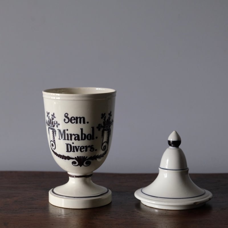 19世紀 ファーマシーポット ポット ゴブレット 花器 オブジェ