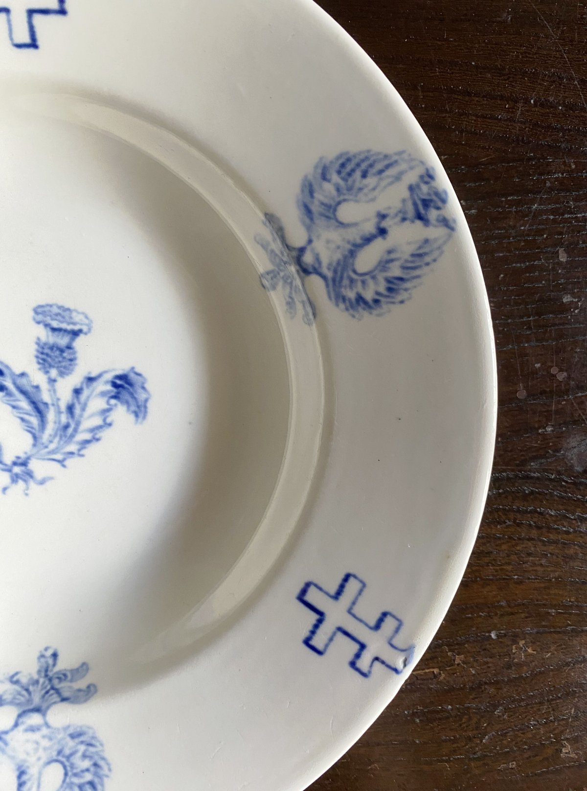 Luneville リュネヴィル ロレーヌ十字 アザミ ショコラカップ ソーサー