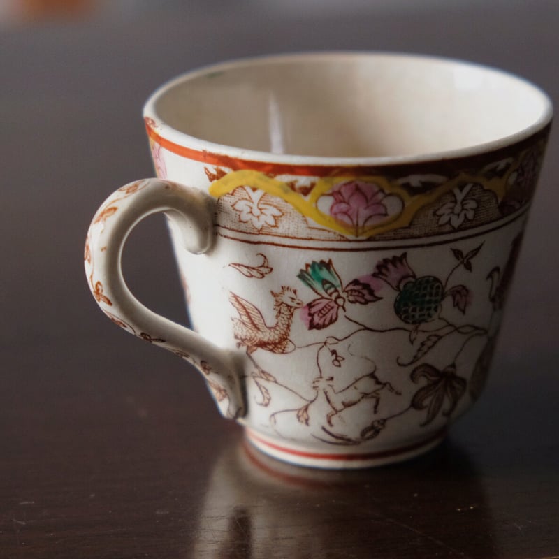 ショワジールロワ Choisy le Roi カップ シノワズリ フランス