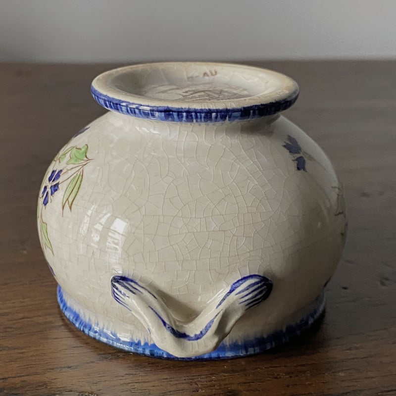 クレイユモントロー Creil&Montereau 矢車菊 クリームポット ディ