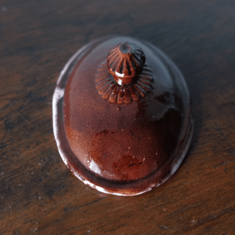 *️⃣プロフ必読❗️アンティーク フランス キュノワール 蓋付きポット レア ️⃣プロフ必読❗️アンティーク フランス キュノワール 蓋付き