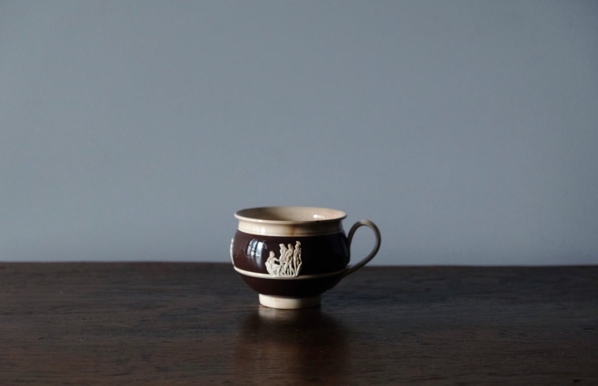 LL&T Montereau モントロー カメオ レリーフ カップ フランス 