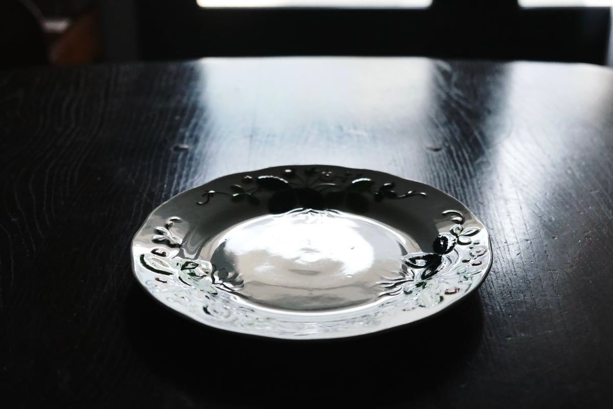 ジョルジュ・サンドのいちご皿 FRAISE クレイユモントロー F ジョルジュ・サンドのいちご皿 FRAISE クレイユモントロー D