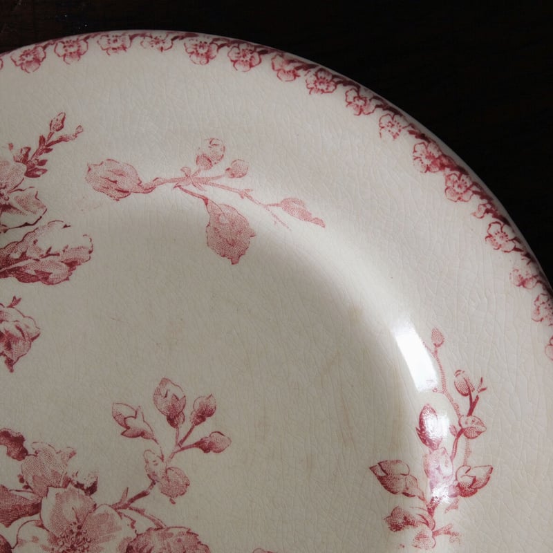 ジアン Fleurs Normandes 平皿 アンティーク 140007 | jinen_a