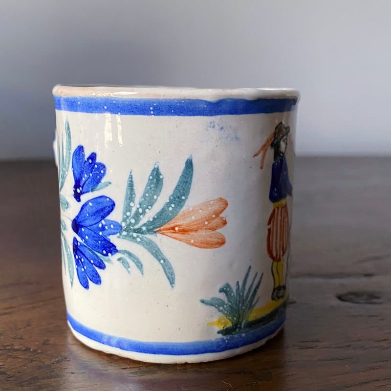 カンペール焼 デミタス カップ アンティーク 0501745 | jinen_antique