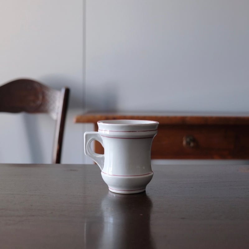 フランス アンティーク ブリュロ コーヒーカップ フランス製 アンティーク ブリュロ Brulot 純白のコーヒーカップ