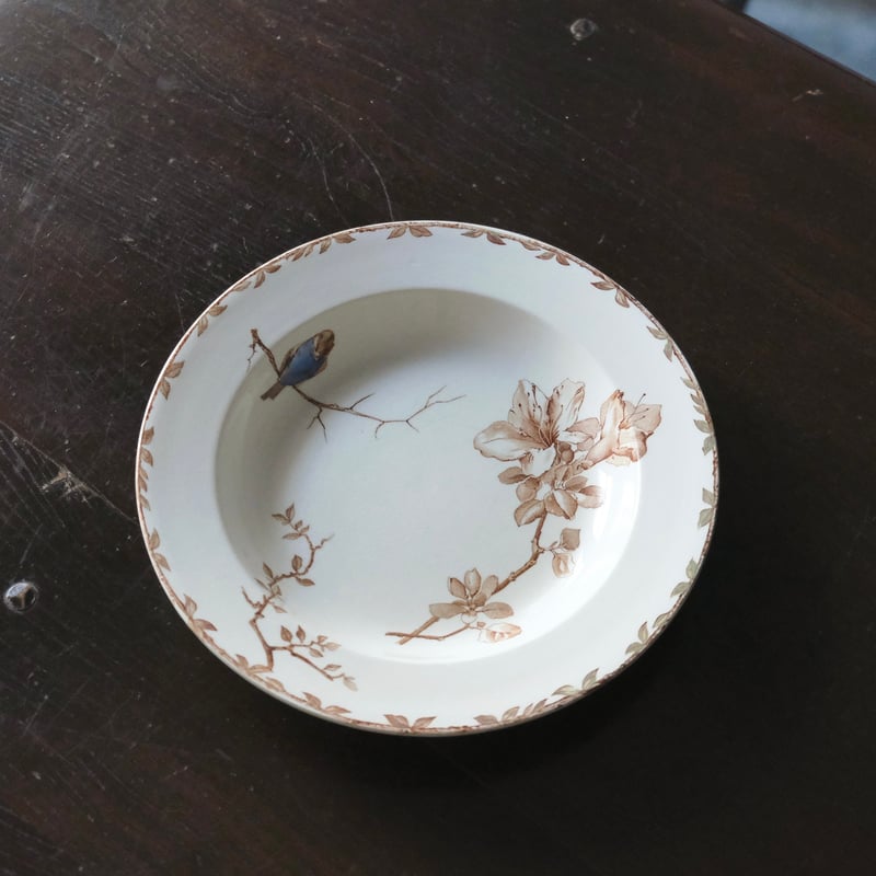 HB&Cie ショワジールロワ Oxford オックスフォード 深皿 リム皿 手彩色