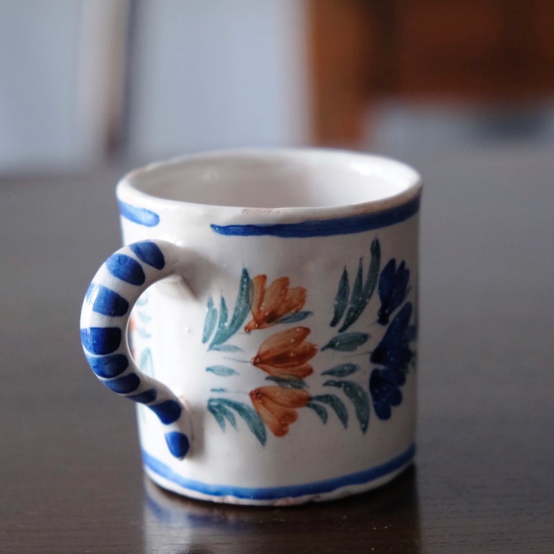 カンペール焼 デミタス カップ アンティーク 0501745 | jinen_antique