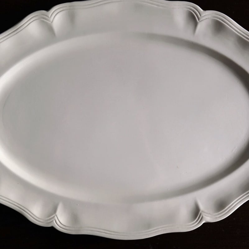 ディゴワン＆サルグミンヌ 花リム オーバル 44.5cm 大皿